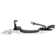 Front, Passenger Side Exterior Door Handle, Chrome, Without Key Hole, With Cover