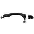 Front, Driver Side Exterior Door Handle, Primed, with Key Hole, For Models without Smart Entry System