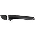 Front, Passenger Side Exterior Door Handle, Primed, with Key Hole Cover, without Key Hole, For Models without Smart Entry System