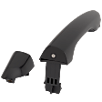 Front, Passenger Side Exterior Door Handle, Primed, with Key Hole Cover, without Key Hole, For Models without Smart Entry System