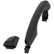Front, Passenger Side Exterior Door Handle, Primed, with Key Hole Cover, without Key Hole, For Models without Smart Entry System