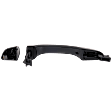 Front, Passenger Side Exterior Door Handle, Primed, with Key Hole Cover, without Key Hole, For Models without Smart Entry System