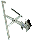 Sedan Front, Passenger Side Power Window Regulator, With Motor