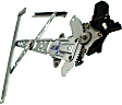 Sedan Front, Passenger Side Power Window Regulator, With Motor