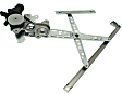 Sedan Front, Passenger Side Power Window Regulator, With Motor