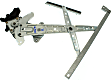 Sedan Front, Driver Side Power Window Regulator, With Motor