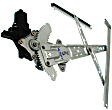 Sedan Front, Driver Side Power Window Regulator, With Motor