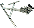 Sedan Front, Driver Side Power Window Regulator, With Motor