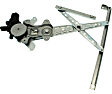Coupe Front, Passenger Side Power Window Regulator, With Motor