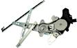 Coupe Front, Driver Side Power Window Regulator, With Motor