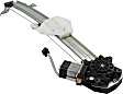 Coupe Front, Driver Side Power Window Regulator, With Motor