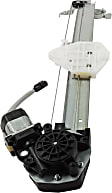 Coupe Front, Driver Side Power Window Regulator, With Motor