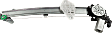 Sedan Front, Driver Side Power Window Regulator, With Motor