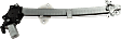 Sedan Front, Driver Side Power Window Regulator, With Motor
