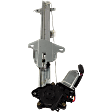 Front, Passenger Side Window Regulator, Power, With 6-Prong Connector