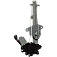 Front, Driver Side Window Regulator Power, with Motor, Coupe