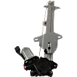Front, Driver Side Window Regulator Power, with Motor, Coupe