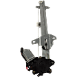 Front, Driver Side Window Regulator, Power, With 6-Prong Connector