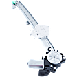 Coupe Front, Driver Side Power Window Regulator, With Motor
