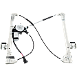 Front, Passenger Side Window Regulator, Power, Base Model