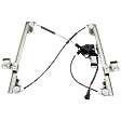 Front, Passenger Side Window Regulator, Power, Base Model