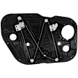Sedan Front, Passenger Side Power Window Regulator, With Motor