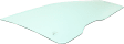 Front, Passenger Side Door Glass, Green Tint, Without Clips, Replaces NAGS No. FD20125 GTNN