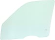 Front, Passenger Side Door Glass, Green Tint, Without Clips, Replaces NAGS No. FD20125 GTNN