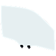 Front, Passenger Side Door Glass, Green Tint, With Clip, Replaces NAGS No. FD23786GTY
