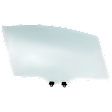 Front, Passenger Side Door Glass, Green Tint, With Clip, Replaces NAGS No. FD24062GTY
