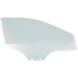 Front, Passenger Side Door Glass, Green Tint, Replaces NAGS No. FD25240GTN