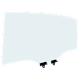 Rear, Driver Side Door Glass, Green Tint, With Clip, 4-Door, Sedan, Replaces NAGS No. FD25115GTY