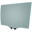 Rear, Driver Side Door Glass, Gray Tint Privacy, With Clip, For Models With Sliding Door, Replaces NAGS No. FD22408YPY