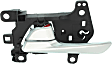 Rear, Driver Side Silver Interior Door Handle