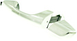 Rear, Driver Side Chrome Exterior Door Handle, Without Key Hole