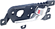 Rear, Passenger Side Silver Interior Door Handle