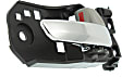 2020 Honda Pilot - Front, Passenger Side Gray bezel with chrome lever Interior Door Handle, With Door Lock Button