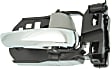 2020 Honda Pilot - Front, Passenger Side Gray bezel with chrome lever Interior Door Handle, With Door Lock Button
