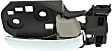 2020 Honda Pilot - Front, Passenger Side Gray bezel with chrome lever Interior Door Handle, With Door Lock Button