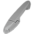 Rear, Passenger Side Exterior Door Handle, Chrome, Without Key Hole, LX Model