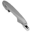 Rear, Passenger Side Exterior Door Handle, Chrome, Without Key Hole, LX Model