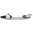 Rear, Passenger Side Exterior Door Handle, Chrome, Without Key Hole, LX Model
