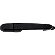 Rear, Passenger Side Smooth Black Exterior Door Handle, Without Key Hole