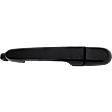 Rear, Driver Side Smooth Black Exterior Door Handle, Without Key Hole