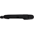 Rear, Driver Side Smooth Black Exterior Door Handle, Without Key Hole