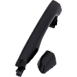 Rear, Driver Side Exterior Door Handle, Paint To Match, Without Key Hole, With Cover