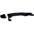Rear, Driver Side Exterior Door Handle, Paint To Match, Without Key Hole, With Cover