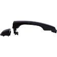 Rear, Driver Side Exterior Door Handle, Paint To Match, Without Key Hole, With Cover