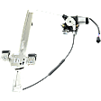 2005 Hummer H2 - Rear, Driver Side Power Window Regulator, With Motor