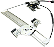 2005 Hummer H2 - Rear, Driver Side Power Window Regulator, With Motor